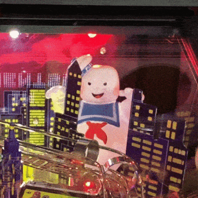 Walking Mr. Stay Puft